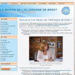 Création du site internet de la Maison de l'Allemagne de Brest